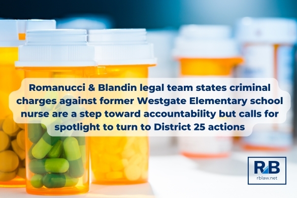 Managing Partner Gina A. DeBoni's statement on the arrest in the Arlington Heights elementary school drug case